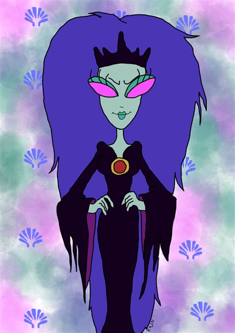 The Transformation of Courage the Cowardly Dog by the Sea Witch